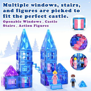 Diamond Magnetic Building Blocks Toy Set for Girls & Boys, Birthday Gift Ages 3–8