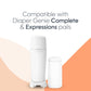 Diaper Genie Bags Refills 270 Count (Pack Of 3) Clean Laundry Scent | Diaper Pail Refills With Max Odor Lock | Holds Up To 810 Newborn Diapers,666594205476