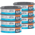 Diaper Genie Essentials Round Refill 8-Pack | Holds Up To 2560 Newborn Diapers | Features Unscented Continuous Film | Compatible With Diaper Genie Complete And Expressions Pails,8 Count (Pack Of 1),