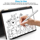 Digital Stylus Pen For HP Envy X360 Spectre X360 Pavilion X360 2-in-1 Laptops, Support Microsoft Pen Protocol MPP 1.51 With Palm Rejection, Silver,