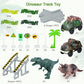 Dinosaur Race Track Toys 252 Pieces Flexible Road Playset with Cars for Kids Ages 3 to 6 Birthday Gift