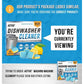 Active Dishwasher Cleaner & Deodorizer Tablets, Deep Cleaning Descaler, 24 Pack, Septic Safe, Limescale Remover