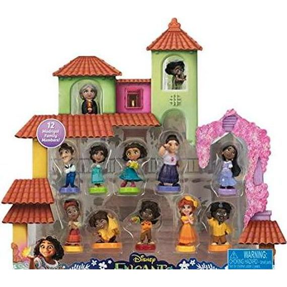 Disney Encanto Mi Familia Figure Set, 12 Pc, Mini Official Collectible Character Toys, Colorful Gift for Kids