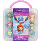 Disney Princess Necklace Kit Jewelry Making Set with Beads Charms Strings Craft Gift for Girls Ages 3 and Up Storage Case Included