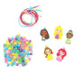 Disney Princess Necklace Kit Jewelry Making Set with Beads Charms Strings Craft Gift for Girls Ages 3 and Up Storage Case Included