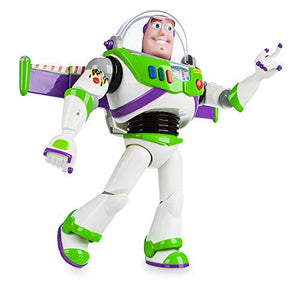 Disney Buzz Lightyear Talking Action Figure Toy Story 10 English Phrases Interacts with Other Toys