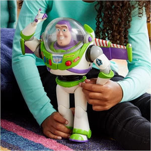 Disney Buzz Lightyear Talking Action Figure Toy Story 10 English Phrases Interacts with Other Toys
