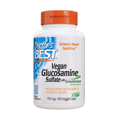 Doctor's Best Vegan Glucosamine Sulfate 750mg 180 Veg Capsules