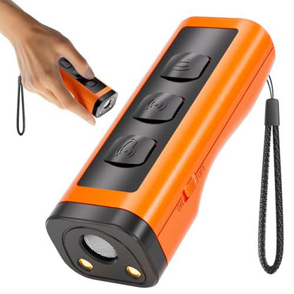Rechargeable Dog Bark Deterrent Device 50ft Range Ultrasonic Anti Bark Training Tool for Dogs