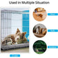 Dog Crate Pad Gray 36 Inch Soft Anti Slip Washable Bed Mat for Medium Large Dogs Sleeping Comfort