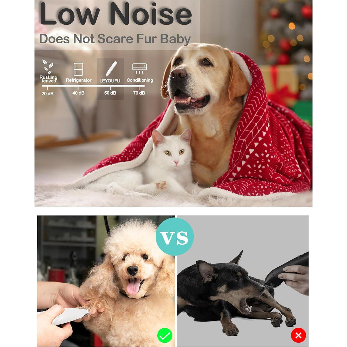 Dog Grooming Clippers, Dog Paw Trimmer With Detachable Ceramic Blade For Trimming Small Areas Of Pet's Hair, Low Noise Paw Grooming Shaver For Cat's Eyes Face Ears Paws (White),