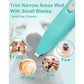 Dog Grooming Clippers, Dog Paw Trimmer With Detachable Ceramic Blade For Trimming Small Areas Of Pet's Hair, Low Noise Paw Grooming Shaver For Cat's Eyes Face Ears Paws (Blue),
