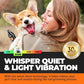 Dog Nail Grinder with LED Lights, 2-Speed Quiet Pet Nail Trimmer, Rechargeable with 3 Grinding Wheels