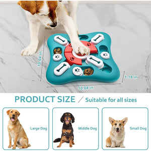 Interactive Dog Puzzle Toys for IQ Training and Brain Stimulation Fun Gift for Puppies and Cats