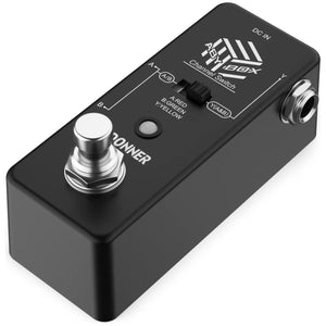Donner ABY Box Line Selector AB Switch Mini Guitar Effect Pedal True Bypass,
