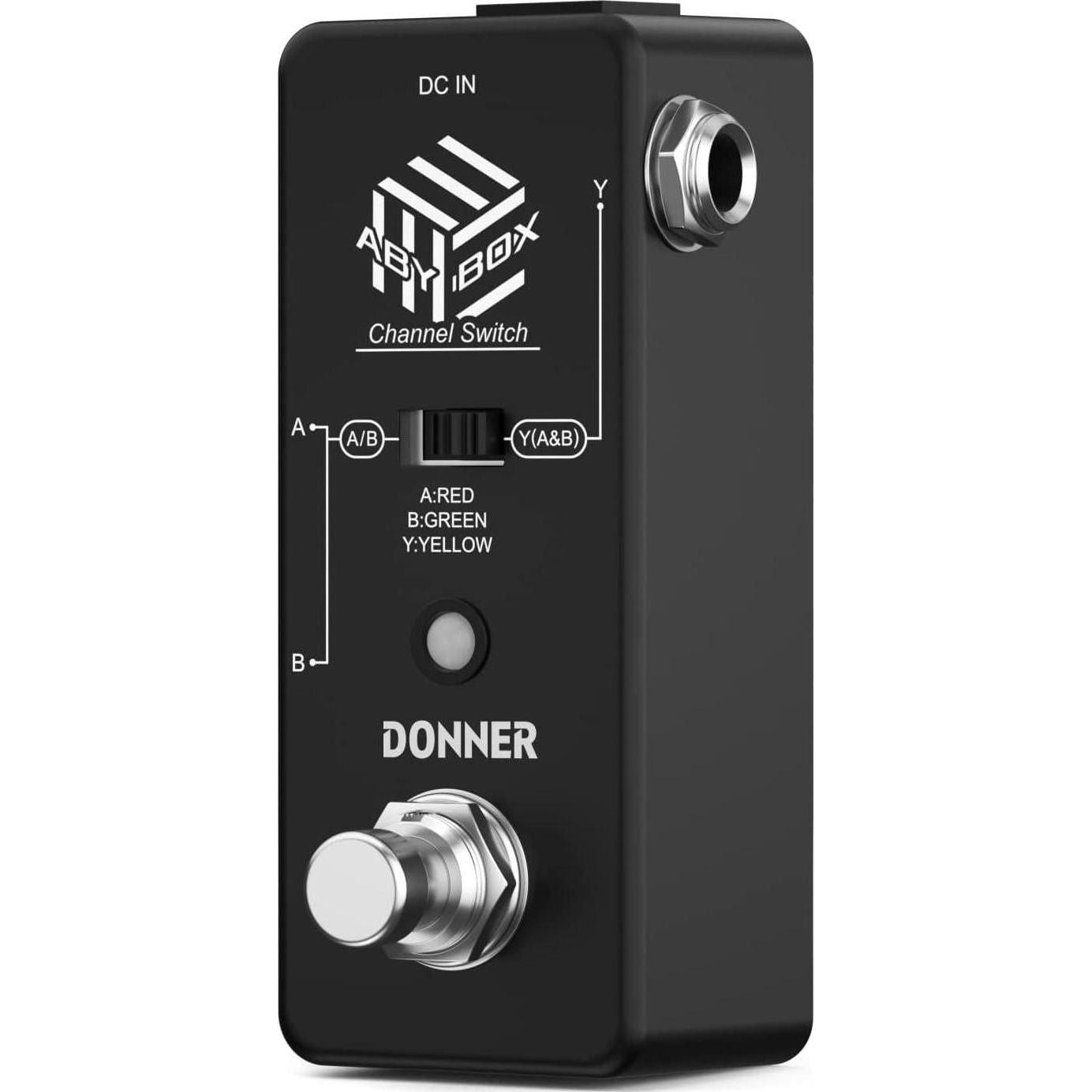 Donner ABY Box Line Selector AB Switch Mini Guitar Effect Pedal True Bypass,