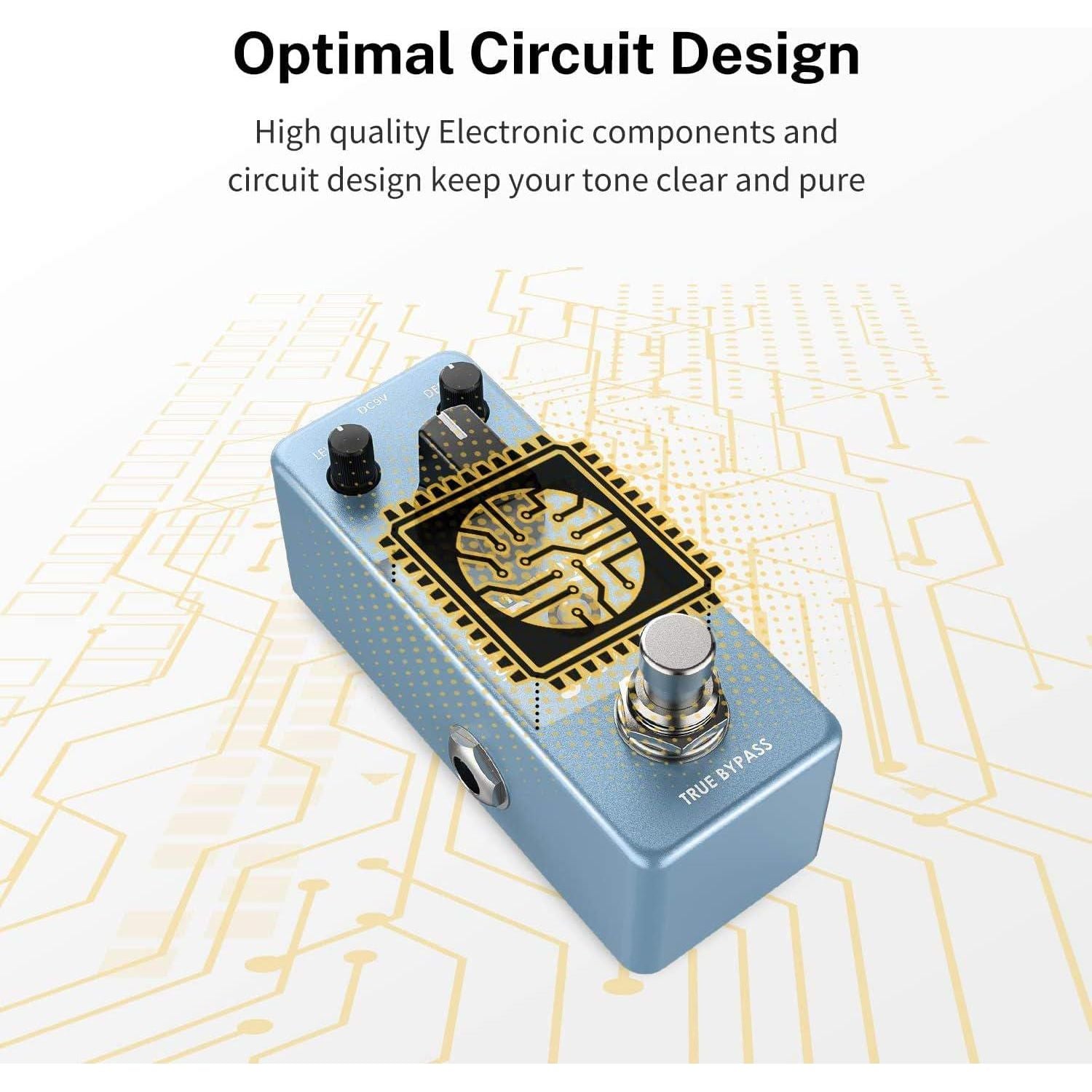 Donner Chorus Pedal, Tutti Love Analog Chorus Effect Classic Warm Chorus For Electric Guitar True Bypass,