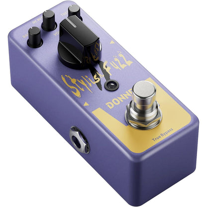 Donner Fuzz Pedal, Stylish Fuzz Guitar Pedal, Classic Mini Fuzz Pedal For Electric Guitar True Bypass,