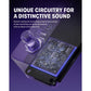 Donner Fuzz Pedal, Stylish Fuzz Guitar Pedal, Classic Mini Fuzz Pedal For Electric Guitar True Bypass,