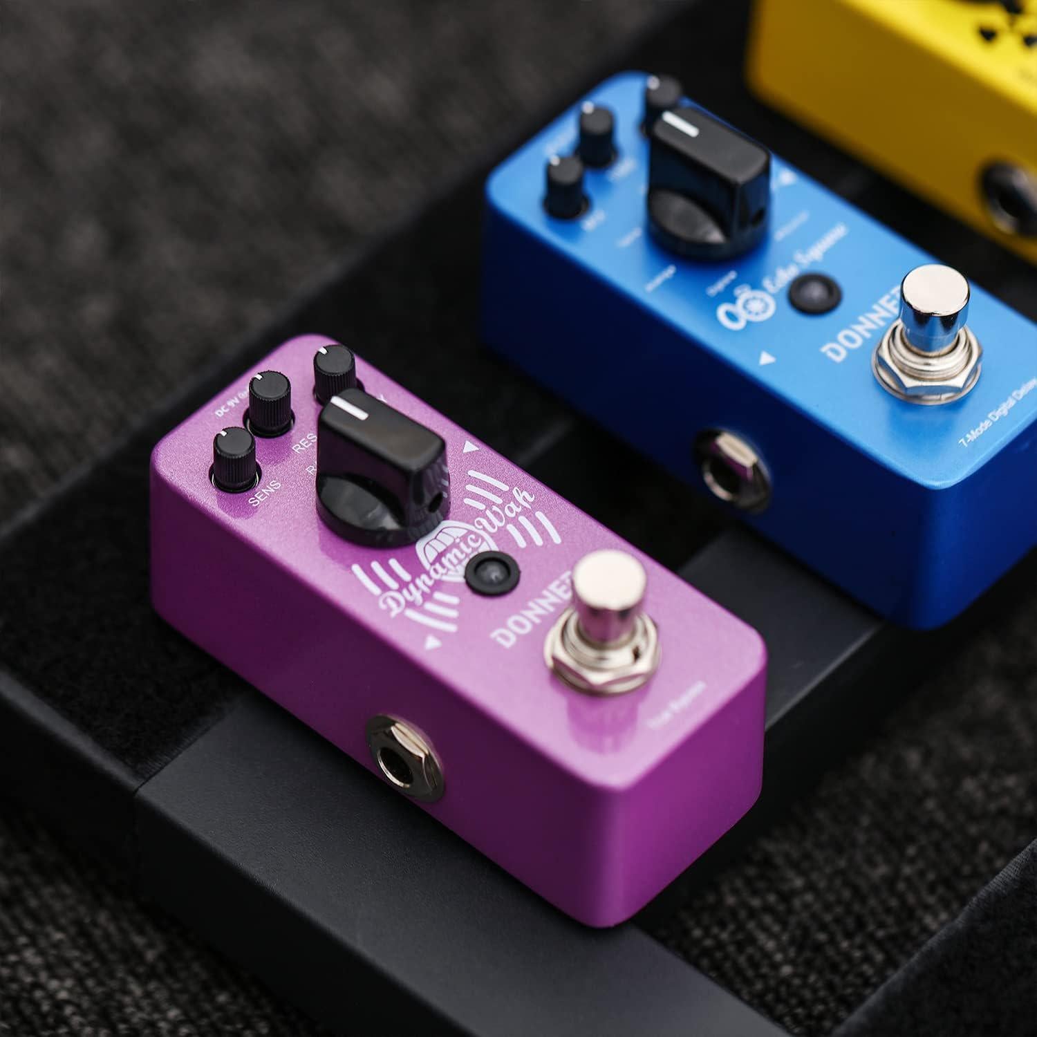 Donner Mini Auto Wah Pedal Dynamic Wah Guitar Effect Pedal Envelope Filter True Bypass,