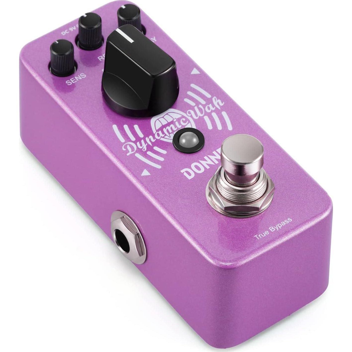 Donner Mini Auto Wah Pedal Dynamic Wah Guitar Effect Pedal Envelope Filter True Bypass,