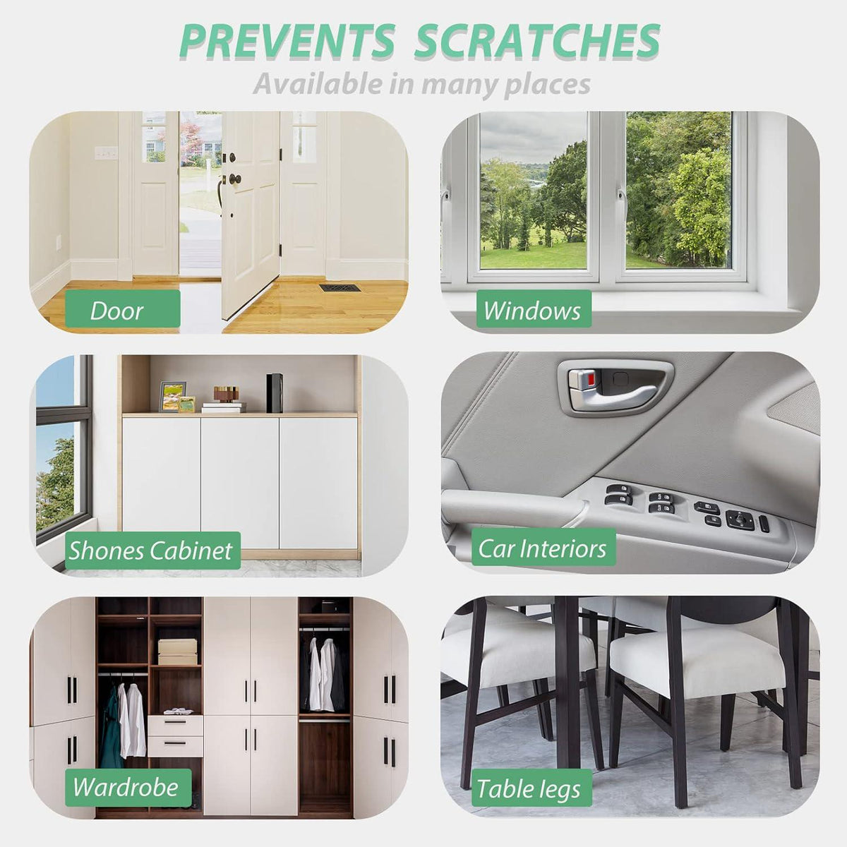 Door Protector From Dog Scratching 200 X 8.2 Cat Scratch Door Frame Single Sided Adhesive Protector Anti Dog Scratch Door Guard For Dogs Clear CHUANGSEED,