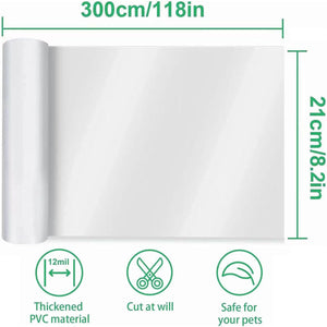 Door Protector From Dog Scratching 118 X 8.2 Cat Scratch Door Frame Single Side Adhesive Protector Anti Dog Scratch Door Guard For Dogs Clear CHUANGSEED,