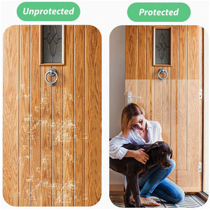 Door Protector From Dog Scratching 200 X 8.2 Cat Scratch Door Frame Single Sided Adhesive Protector Anti Dog Scratch Door Guard For Dogs Clear CHUANGSEED,