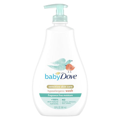 Dove Baby Sensitive Skin Care Hypoallergenic Body Wash 591ml