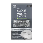 Dove Men +Care Charcoal + Clay Exfoliating 3-In-1 Bar Soap (Pack Of 6) 106g Each,011111005945,