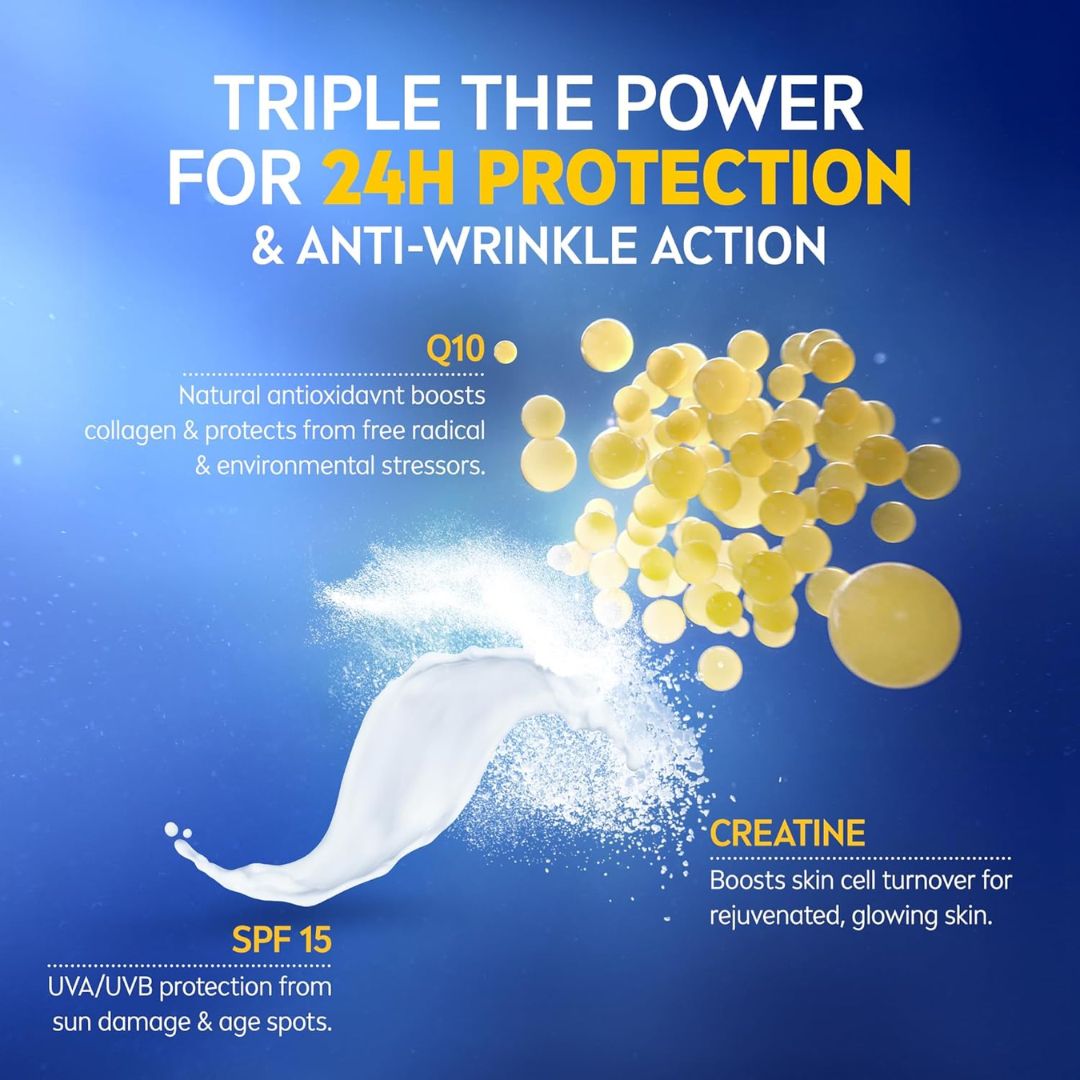 Nivea Q10 Anti-Wrinkle Power SPF 15 Firming Day Cream For All Skin Types 50ml,4005900545787