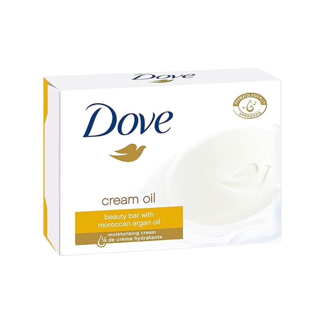 Dove Beauty Bar Cream Oil Moroccan Argan Oil Soap 100g,8710908471667,