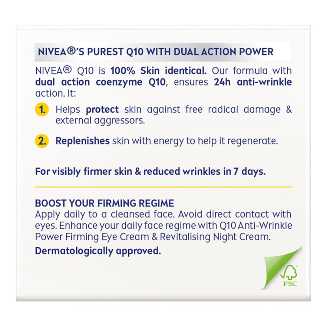 Nivea Q10 Anti-Wrinkle Power SPF 15 Firming Day Cream For All Skin Types 50ml,4005900545787