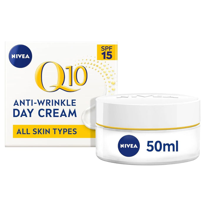 Nivea Q10 Anti-Wrinkle Power SPF 15 Firming Day Cream For All Skin Types 50ml