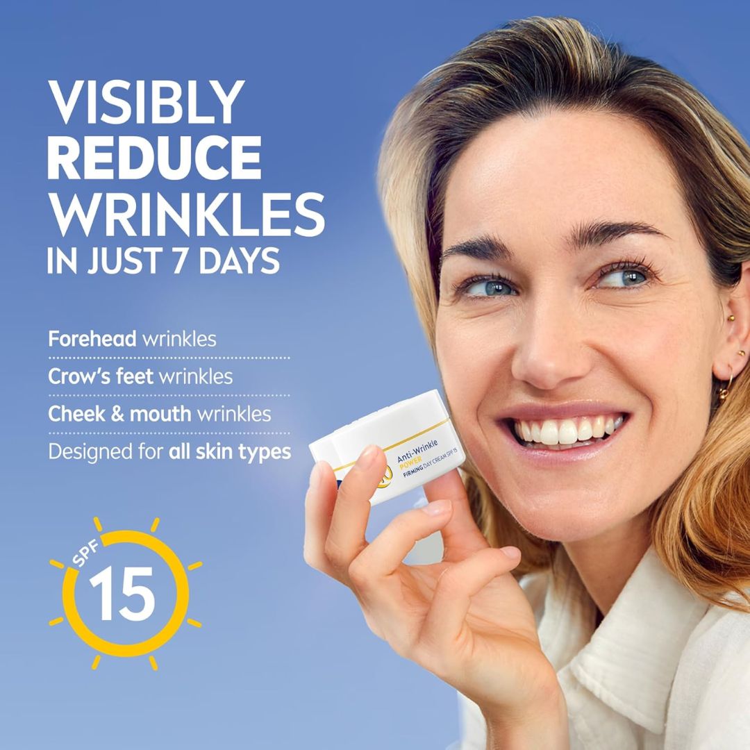 Nivea Q10 Anti-Wrinkle Power SPF 15 Firming Day Cream For All Skin Types 50ml,4005900545787