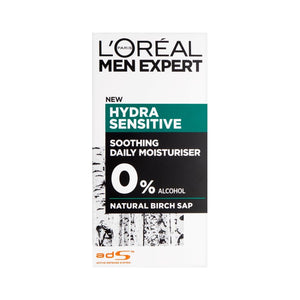 L'Oreal Paris Men Expert Hydra Sensitive Soothing Birch Sap Moisturiser 50ml