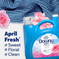 Downy Fabric Softener Liquid, April Fresh Scent, 140oz, 190 Loads, HE Compatible