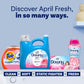 Downy Fabric Softener Liquid, April Fresh Scent, 140oz, 190 Loads, HE Compatible