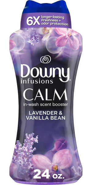 Downy Infusions In-Wash Laundry Scent Booster Beads, Calm Lavender & Vanilla Bean, 24oz