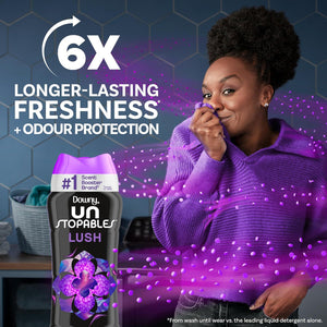 Downy Unstopables In-Wash Laundry Scent Booster Beads, Lush, 24oz