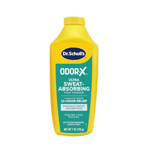 Dr. Scholl's Odor-X Ultra Sweat Absorbing Foot Powder 198g