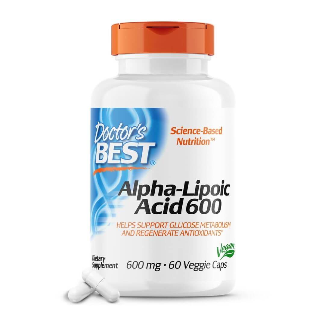 Doctor's Best Alpha-Lipoic Acid 600 600mg 60 Veg Capsules