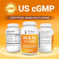 Dr Berg Vitamin D3 & K2 with MCT Powder, 10,000 IU D3, 100 mcg MK7 K2, Zinc, Magnesium for Maximum Absorption, 120 Capsules