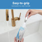Dr. Brown's Baby Bottle Cleaning Brush With Sponge, Scrubber And Nipple Cleaner, Grey 1 Pack,072239326503