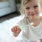 Dr. Brown's Dr. Brown's Infant-to-Toddler Training Toothbrush Set, Mint Elephant With Fluoride-Free Strawberry Baby Toothpaste, 0-3 Years (Styles May Vary)