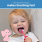 Dr Brown's Infant to Toddler Training Toothbrush, Soft for Baby's First Teeth, Pink Elephant, 0-3 Years (Colors/Styles May Vary)