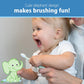 Dr Brown’s Infant-to-Toddler Toothbrush, Soft & Safe Baby Training Brush, Elephant Mint, 0-3 Years (Styles May Vary)