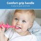 Dr Brown's Infant to Toddler Training Toothbrush, Soft for Baby's First Teeth, Pink Elephant, 0-3 Years (Colors/Styles May Vary)