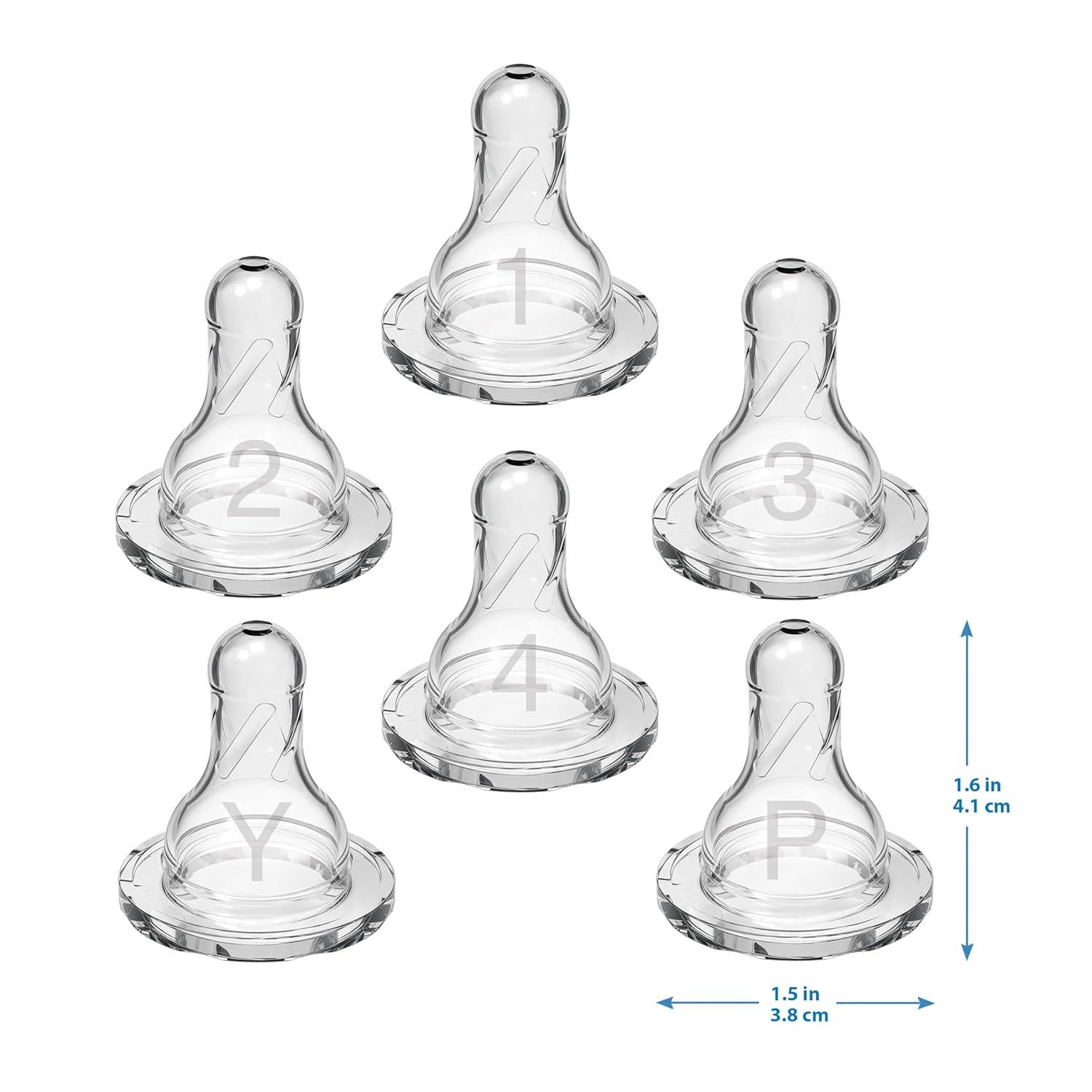 Dr. Brown's Original Nipple, Level 3 (6m+), 6 Count,