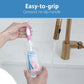 Dr. Brown's Reusable Sponge Baby Bottle Cleaning Brush Set With Suction Cup Stand, Scrubber And Nipple Cleaner, Pink, 3 Pack,072239327791